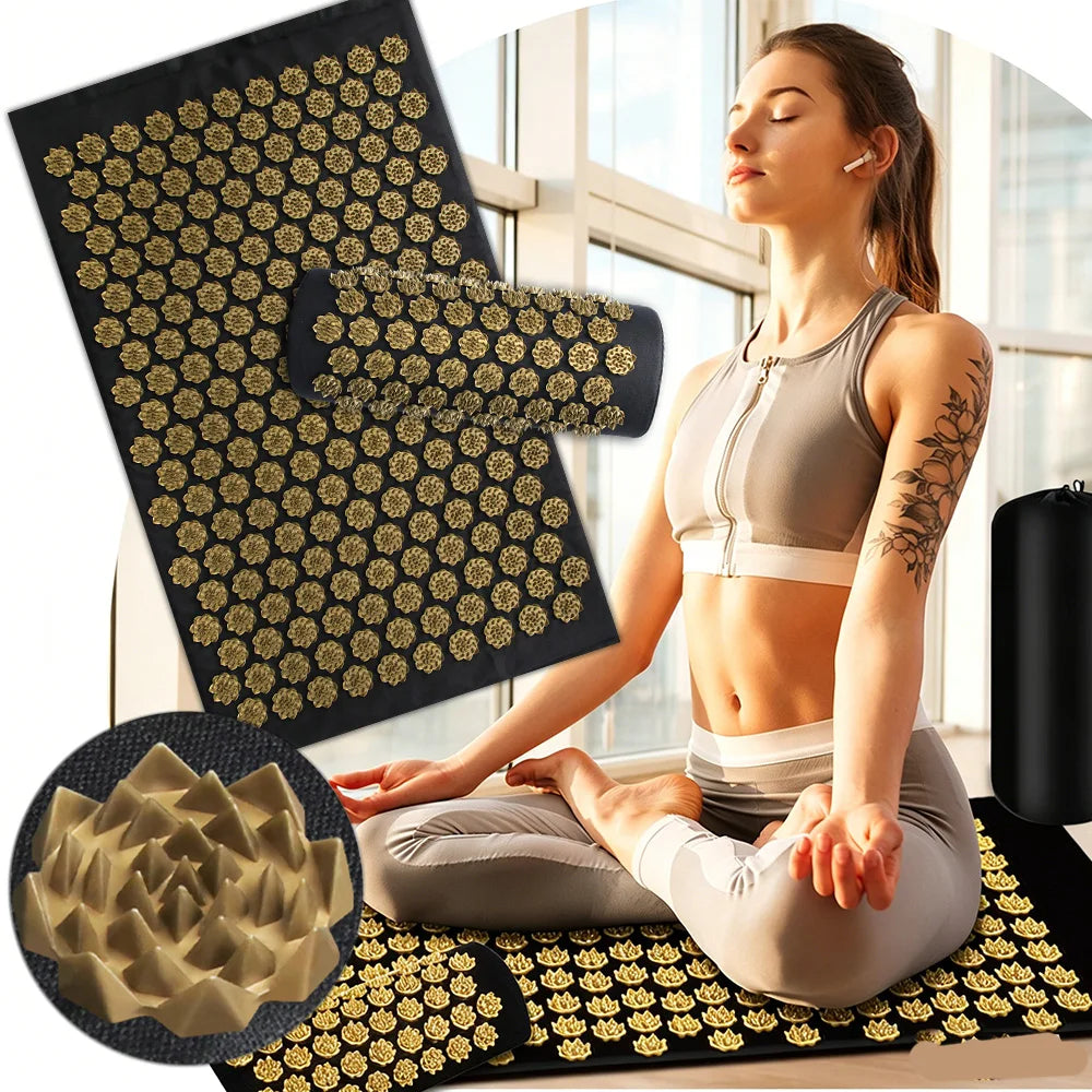 WellNest Acupressure Mat and Pillow Set
