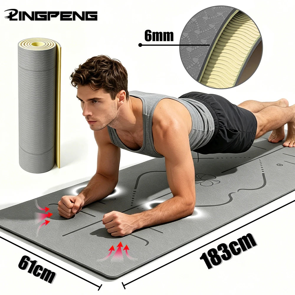 WellNest 6mm Eco TPE Yoga Mat