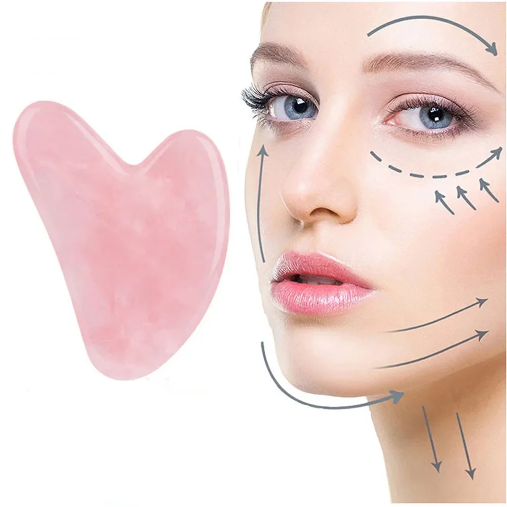 WellNest Rose Quartz Gua Sha Tool