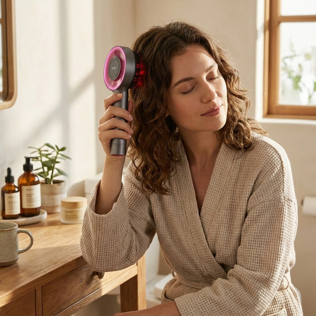 Electric Scalp Massager lifestyle